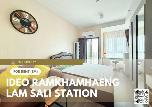ให้เช่า 🔥 Ideo Ramkhamhaeng - Lam Sali Station 🔥 เฟอร์นิเจอร์ และ เครื่องใช้ไฟฟ้าครบ 