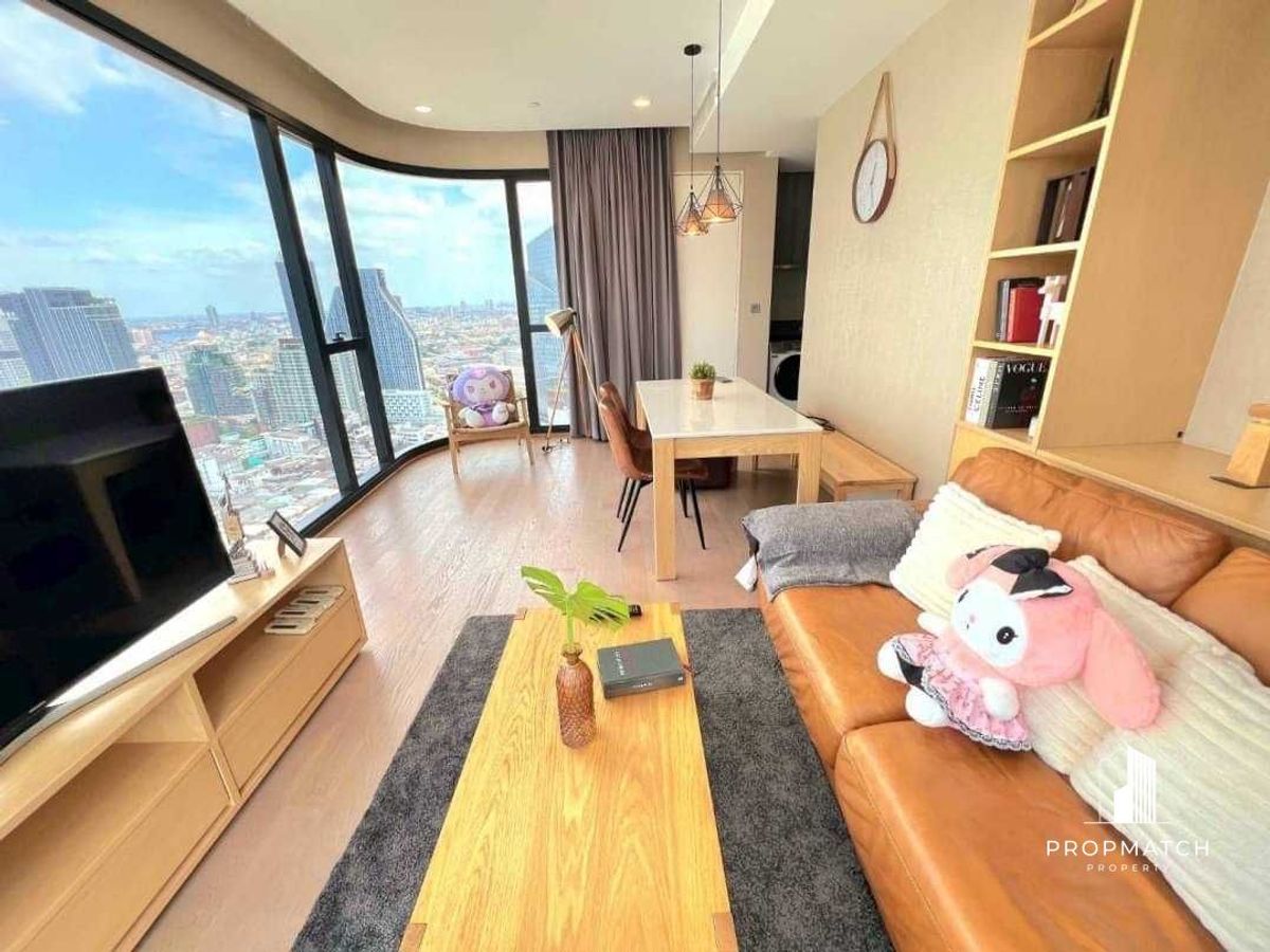 ✨Flash Deal ✨ASHTON Chula-Silom( 2Bed 1Bath 57.5SQM.) แต่งครบพร้อมอยู่ !! เพียง 60,000บาทต่อเดือน Tel.0981315848 @propmatch