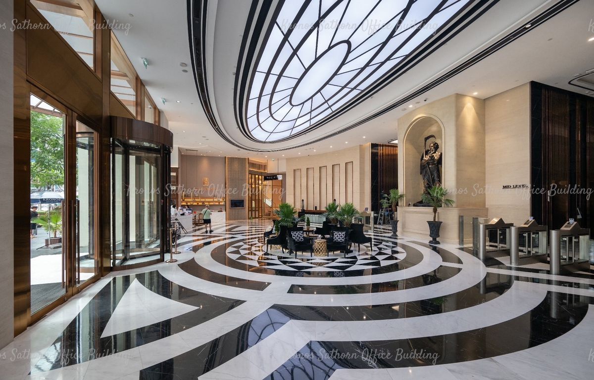 Grade a Office for RENT: Kronos Sathorn Office Building, North Sathorn (Near BTS SALADAENG and MRT SILOM) – รูปที่ 4