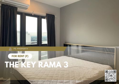 ให้เช่า 📍 The Key Rama 3 📍 เฟอร์นิเจอร์และเครื่องใช้ไฟฟ้าครบ ใกล้ BRT สถานีเจริญราษฎร์