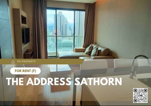 ให้เช่า ✨ The Address Sathorn ✨ เฟอร์นิเจอร์ และ เครื่องใช้ไฟฟ้าครบ ใกล้ BTS เซนต์หลุยส์