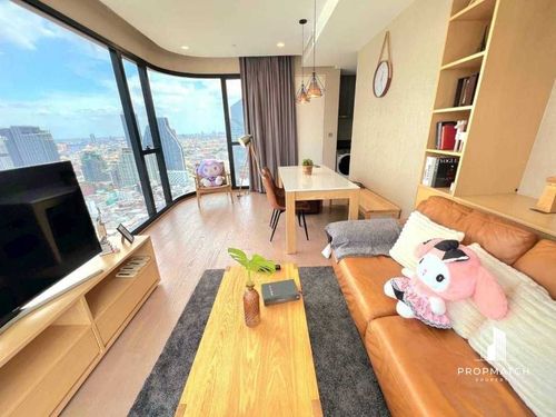 ✨flash deal ✨ASHTON Chula-Silom (2BED 1BATH 57.5SQM.) Completely decorated !! Only 60,000 baht per month Tel.0981315848 @PropMatch