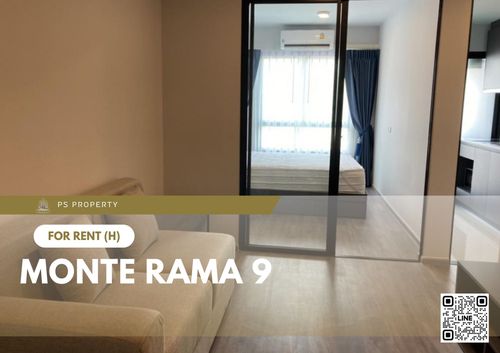 ให้เช่า ✨ Monte Rama 9 ✨ เฟอร์นิเจอร์ และ เครื่องใช้ไฟฟ้าครบ ใกล้ ARL รามคำแหง