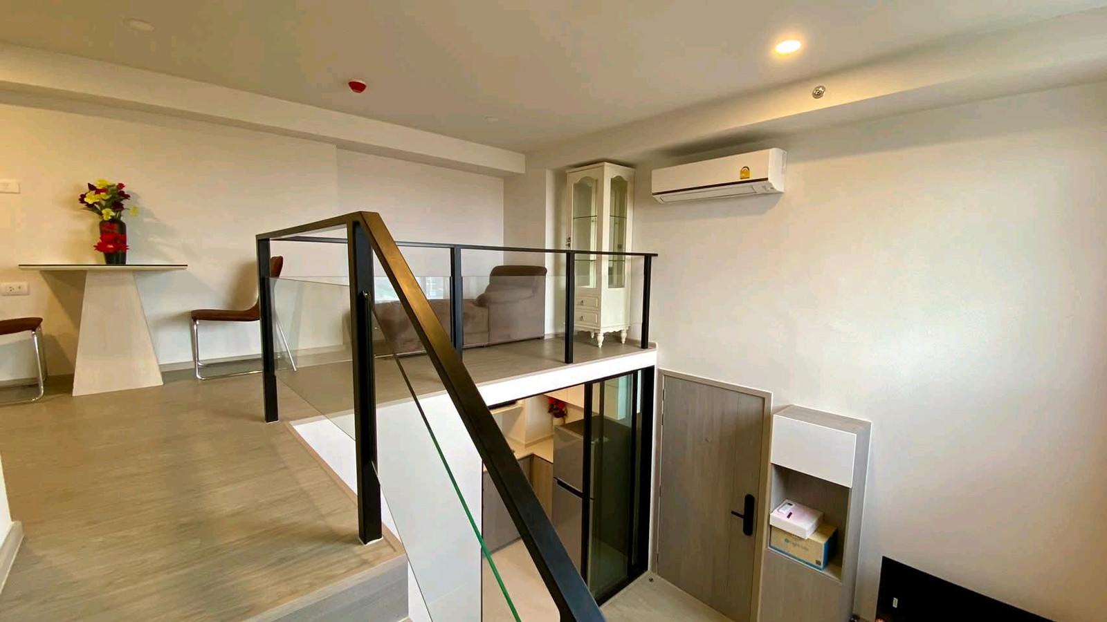 ✨🚄 For rent duplex 45 sqm. Origin Plug and Play Ramkhamhaeng 103 ✨ Luxurious Duplex room, 1 bedroom, Fully furnished 