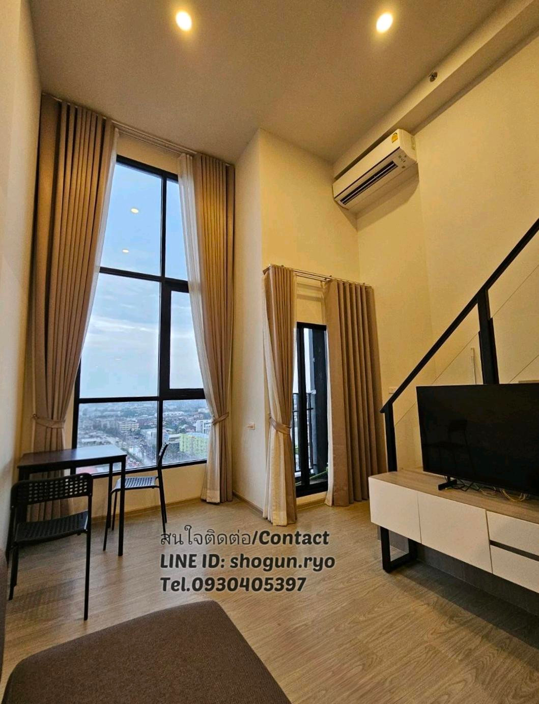 ✨🚄 ราคาสุดท้าย Origin Plug and Play Ram103 ✨ 💯 ห้อง Duplex 35 sqm สุดหรู 2 ชั้น เพดานสูงโปร่ง 1 ห้องนอน  💯 เฟอร์นิเจอร์/เครื่องใช้ไฟฟ้าครบ ✨  – รูปที่ 3