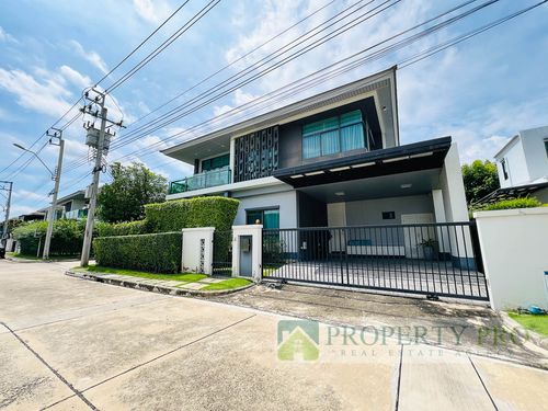 ให้เช่า บ้าน เศรษฐสิริ พัฒนาการ บ้านเดี่ยว แบบ 4 ห้องนอน 78 ตรว 260 ตรม หลังมุม มีห้องแม่บ้าน ใกล้ สุวรรณภูมิ อ่อนนุช ประเวศ เฉลิมพระเกียรติ ร.9 ลาดกระบัง : SL25R-002