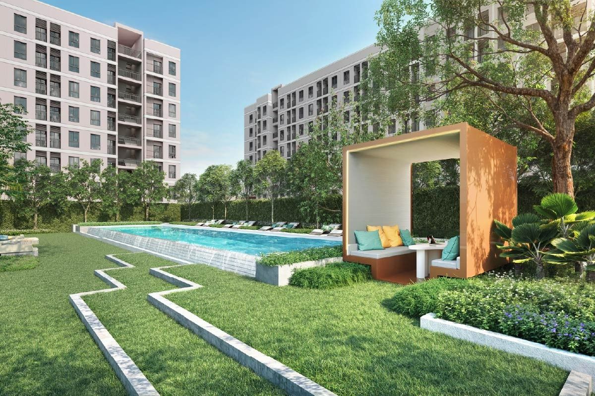 📌 ขายดาวน์คอนโด 35 ตร.ม. วิวสระ ตึก B ชั้น 6 | Fully Furnished | 1 Bed 1 Bath | BTS บางจาก | Good Day Sukhumvit 93 – รูปที่ 4