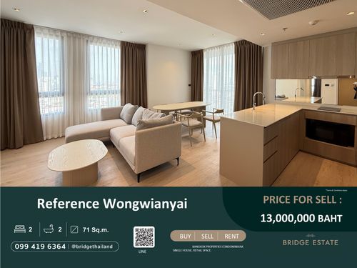Brandnew 2 bedrooms type for sell at Reference Wongwianyai