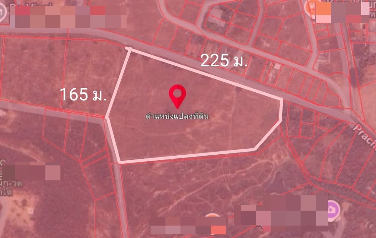 Hua Hin Land for sale 16-1-6.9 Rai, mountain view, near Petchkasem Road, near the sea – รูปที่ 2