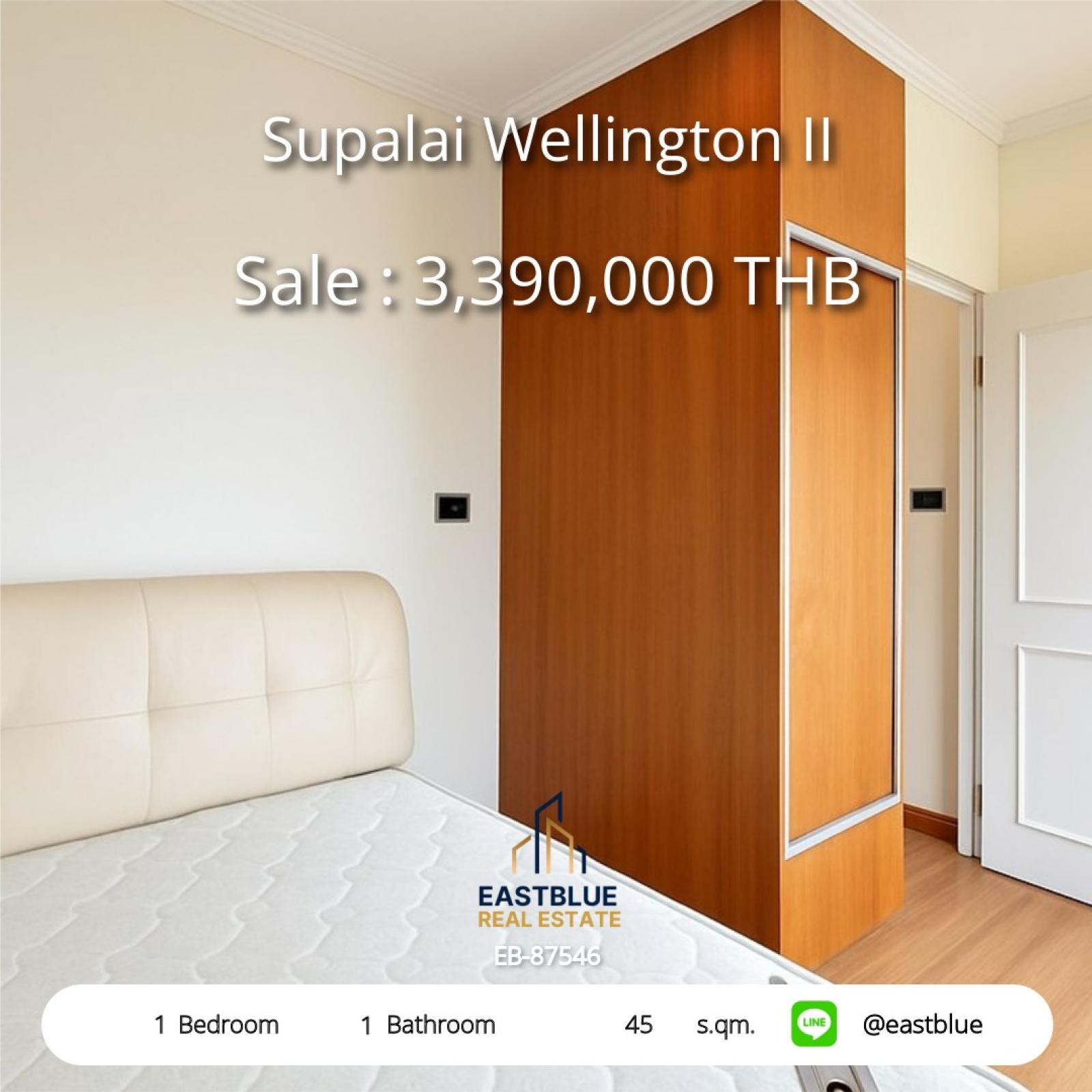 Condo near BTS Cultural Center, fully furnished and ready to move in!
Supalai Wellington II 1 bedroom starting at only 3.39 million. 0642748883 Condo near BTS Cultural Center, fully furnished and ready to move in!
Supalai Wellington II 1 bedroom starting at only 3.39 million. 0642748883