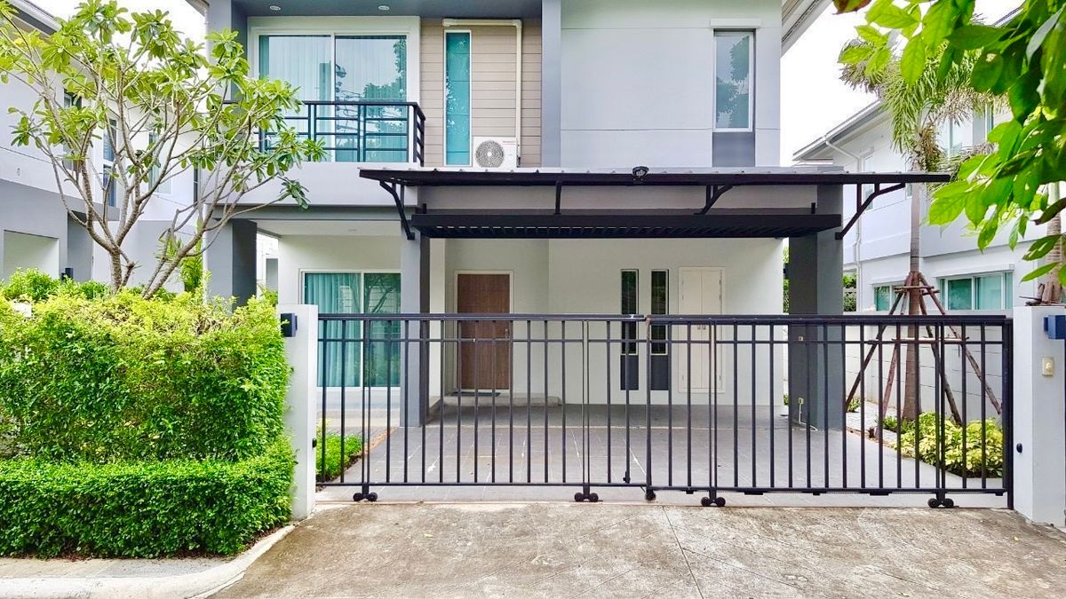 *Hot*Rent !! Detached house Aree Metro Kaset-Nawamin Areeya Metro Kaset-nawamin The whole built -in The  is easy to talk, ready to stay in a cute neighbor !!!!