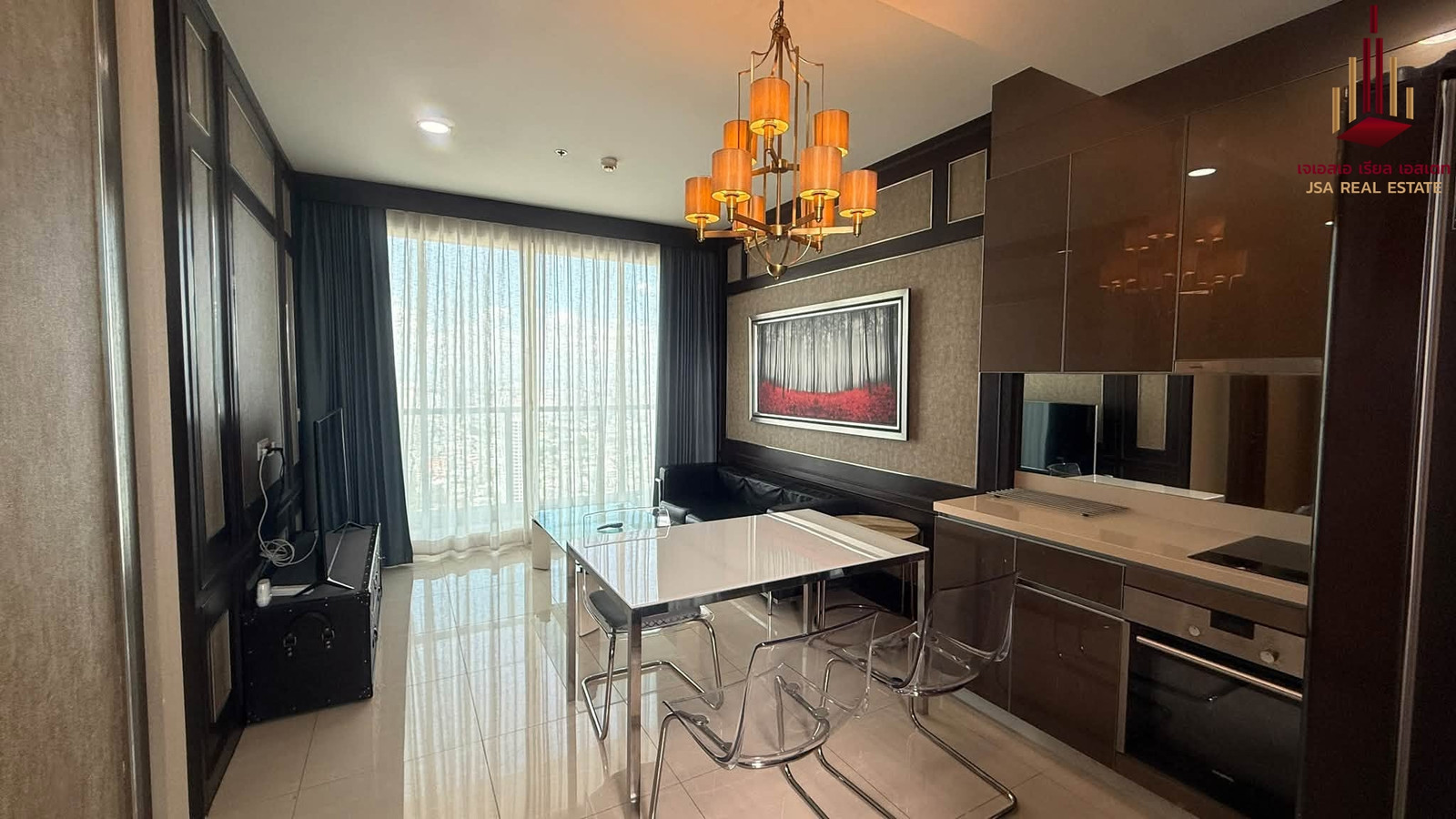 ✨ For Rent: Menam Residences Condo ✨  💰 Only 55,000 thb/month