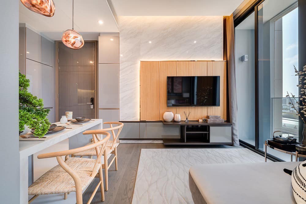 FOR SALE ( SPECIAL UNIT JAPANDI STYLE FROM DEVELOPER )   :   1  BEDROOM 35 SQ.M  -- RARE ITEM  --   CALL NOW 094-641-5974