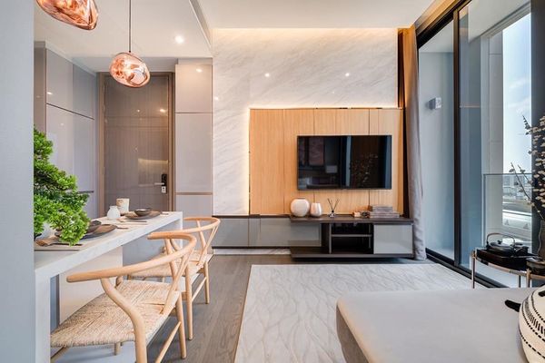 FOR SALE ( SPECIAL UNIT JAPANDI STYLE FROM DEVELOPER )   :   1  BEDROOM 35 SQ.M  -- RARE ITEM  --   CALL NOW 094-641-5974