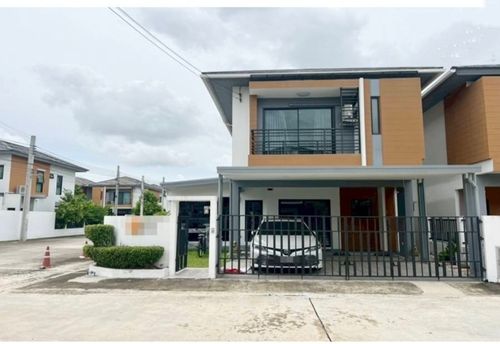 (รหัส SM1488) ขายบ้านโครงการ Rest village bangna เรสท์ วิลเลจ บางนา rest village bangna เฟอร์นิเจอร์ครบ พร้อมอยู่