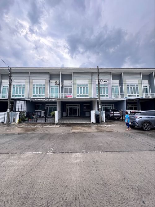 (รหัส SM1487) ขายบ้านโครงการ Q district gusto kingkaew-suvarnabhumi  คิว ดิสทริค กัสโต้ กิ่งแก้ว-สุวรรณภูมิ ใกล้สนามบินสุวรรณภูมิ