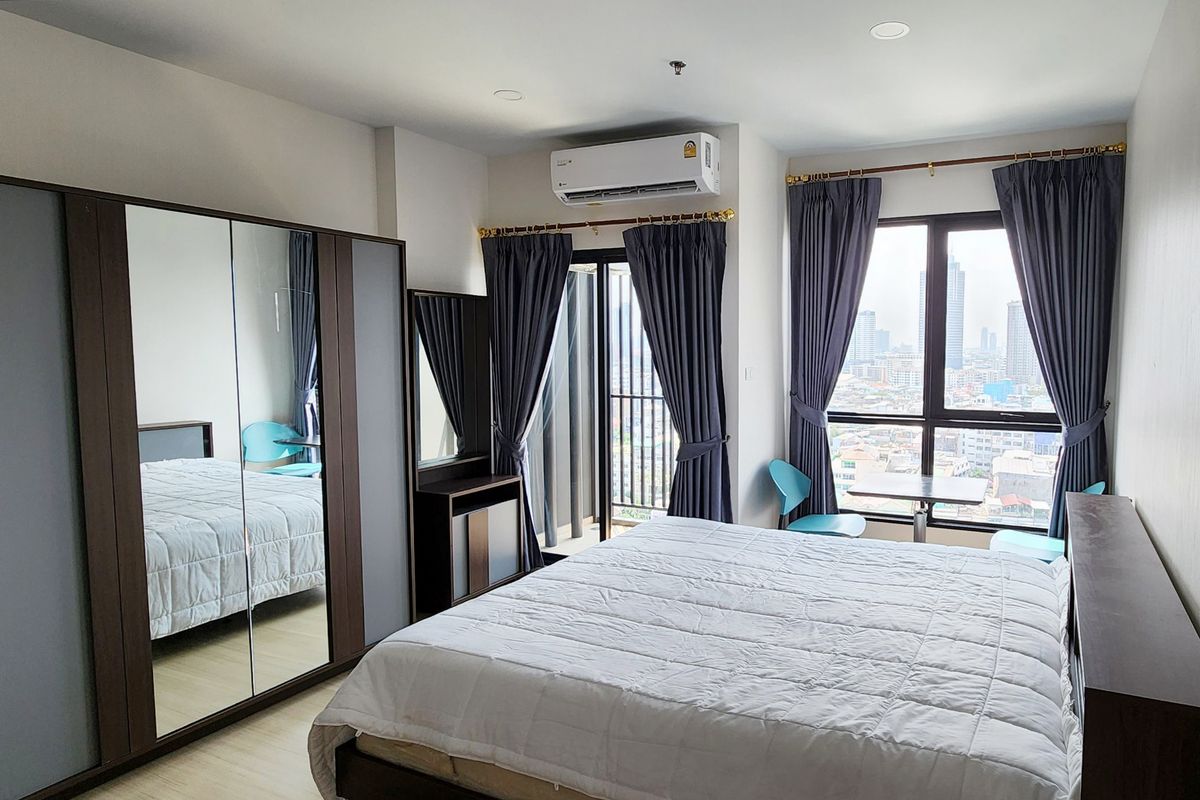 ให้เช่าคอนโด Supalai Loft ประชาธิปก-วงเวียนใหญ่ ชั้น16 เฟอร์นิเจอร์ครบ เดินทางสะดวก ใกล้ รร. ศีกษานารี ราชินี สวนกุหลาบ ม.ราชภัฎบ้านสมเด็จเจ้าพระยา และ ห้างสรรพสินค้า ICONSIAM PLATFORM BIG C