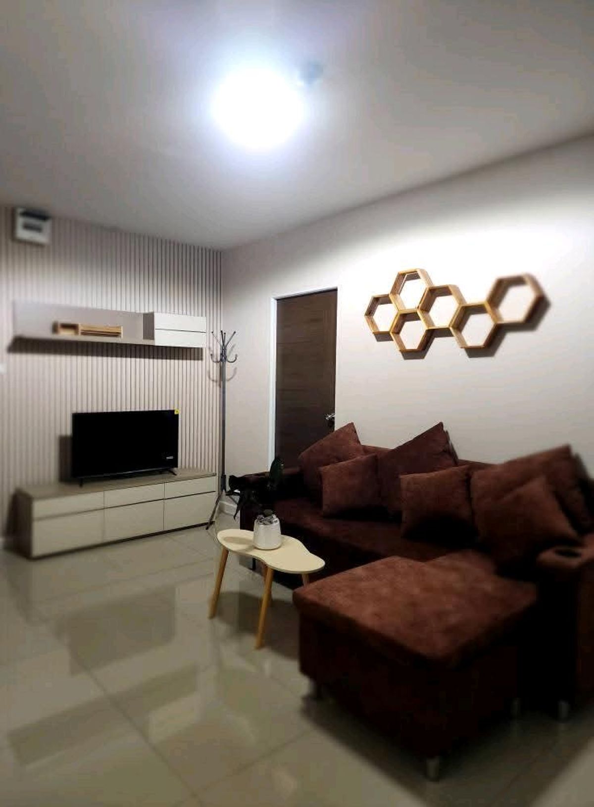 2 bedrooms 🛏️ | 2 bathrooms 🛁 | 1 large hall 🛋️ | 1 closed kitchenNear MRT Lat Phrao, only 500 – รูปที่ 2