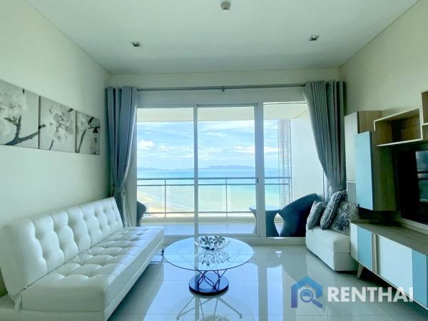 คอนโด 1 ห้องนอนวิวทะเลสวย ยินดีต้อนรับสัตว์เลี้ยงที่ Reflection Jomtien Beach Pattaya ในราคา 7.8 ล้านบาท