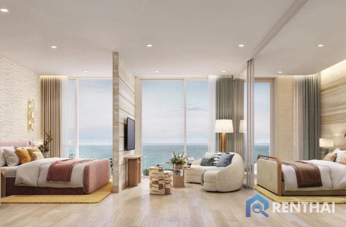คอนโดสตูดิโอพรีเมียมที่ P T Y Residence Sai 1, พัทยา - 6.49บาท, เฟอร์นิเจอร์ครบครัน – รูปที่ 3