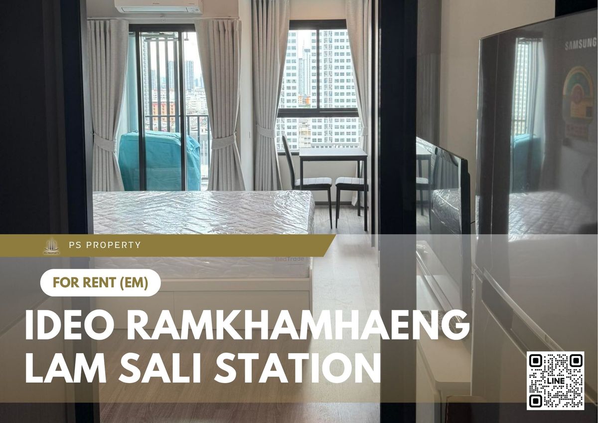 For rent 📍 Ideo Ramkhamhaeng - Lam Sali Station 📍 Fully furnished and equipped, near MRT Lam Sali Intersection For rent 📍 Ideo Ramkhamhaeng - Lam Sali Station 📍 Fully furnished and equipped, near MRT Lam Sali Intersection