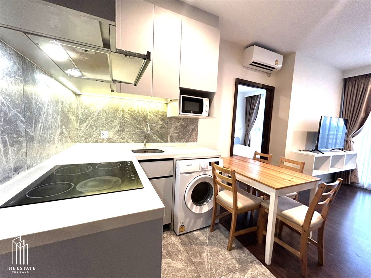 For rent Whizdom Inspire Sukhumvit ห้องไม่ติดผนังห้องเพื่อนบ้าน ตำแหน่งมุม วิวสวน 2ห้องนอน @33,000 Baht – รูปที่ 4