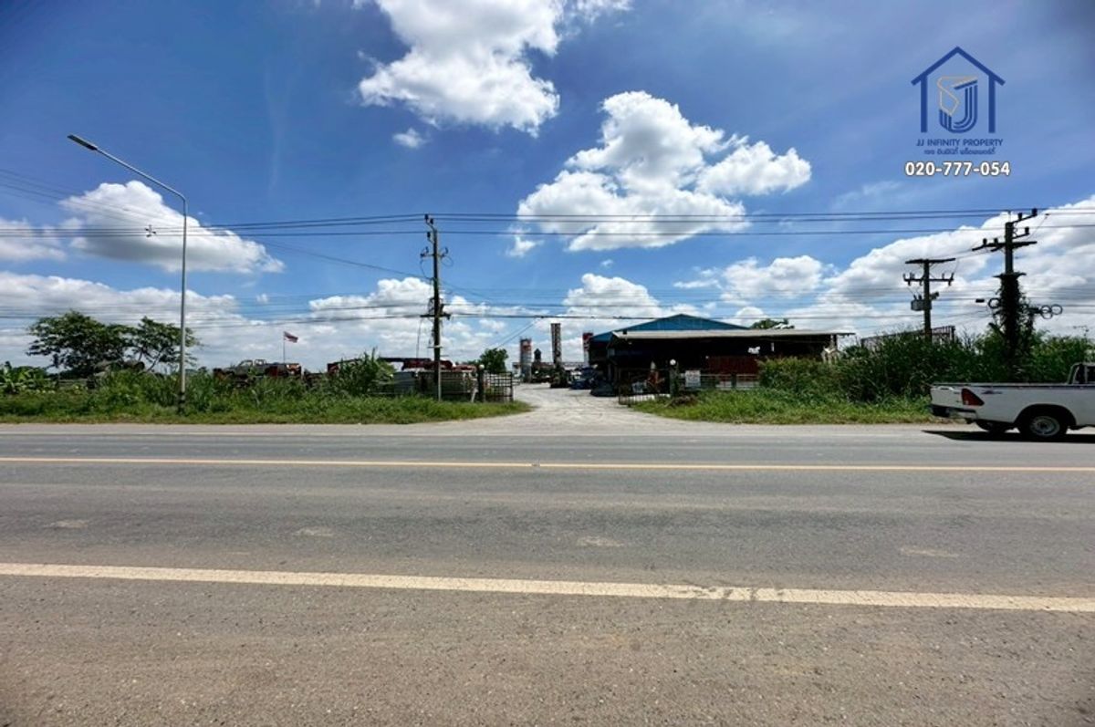 Factory for sale, 5 rai 3 ngan, Rangsit-Nakhon Nayok Road, Lam Luk Ka, Khlong 12, near Kanchanaphisek Ring Road.