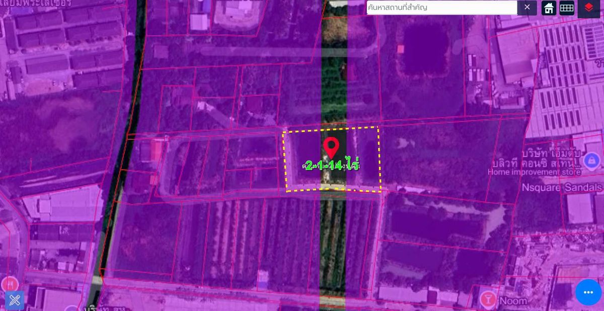 Vacant Land for Sale: Soi Phetkasem 124, Phetkasem Road, near Mahachai 2 Hospital.
