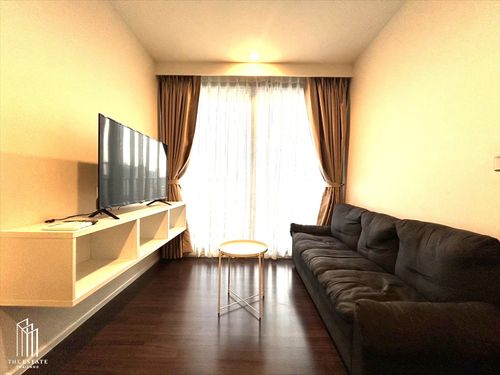 For rent Whizdom Inspire Sukhumvit, room not attached to neighbors room wall, corner position, garden view, 2 bedrooms @33,000 Baht
