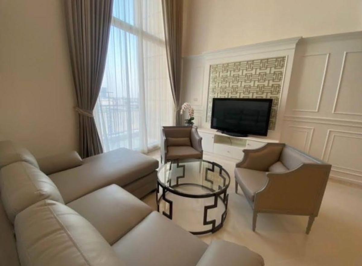 FOR RENT condo , The Empire Place , Duplex , wide frontage , BTS-Chong Nonsi , Yannawa , Sa Thon , Bangkok , CX-02213