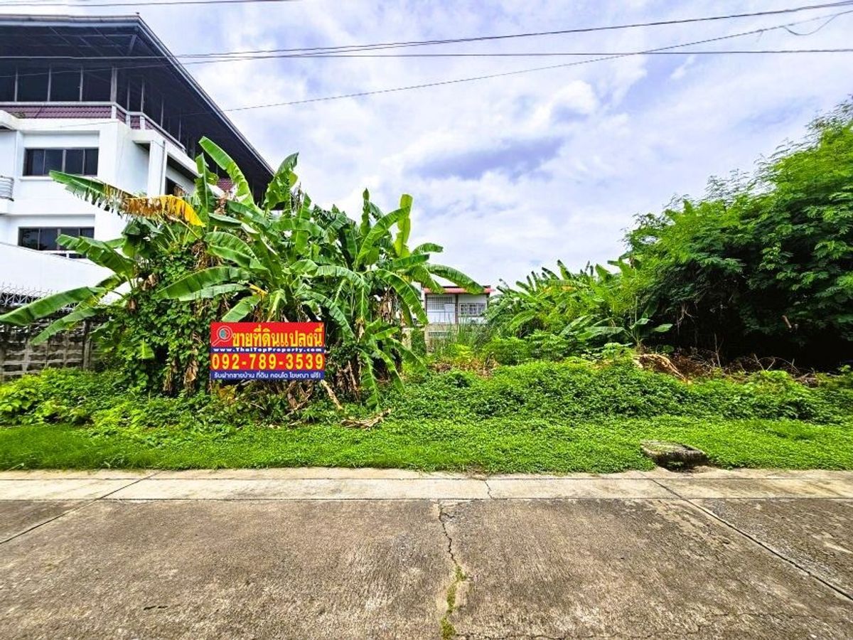 Land for sale in Chaengwattana, 100 sq m, near the Pink Line MRT. Chaengwattana Station 14