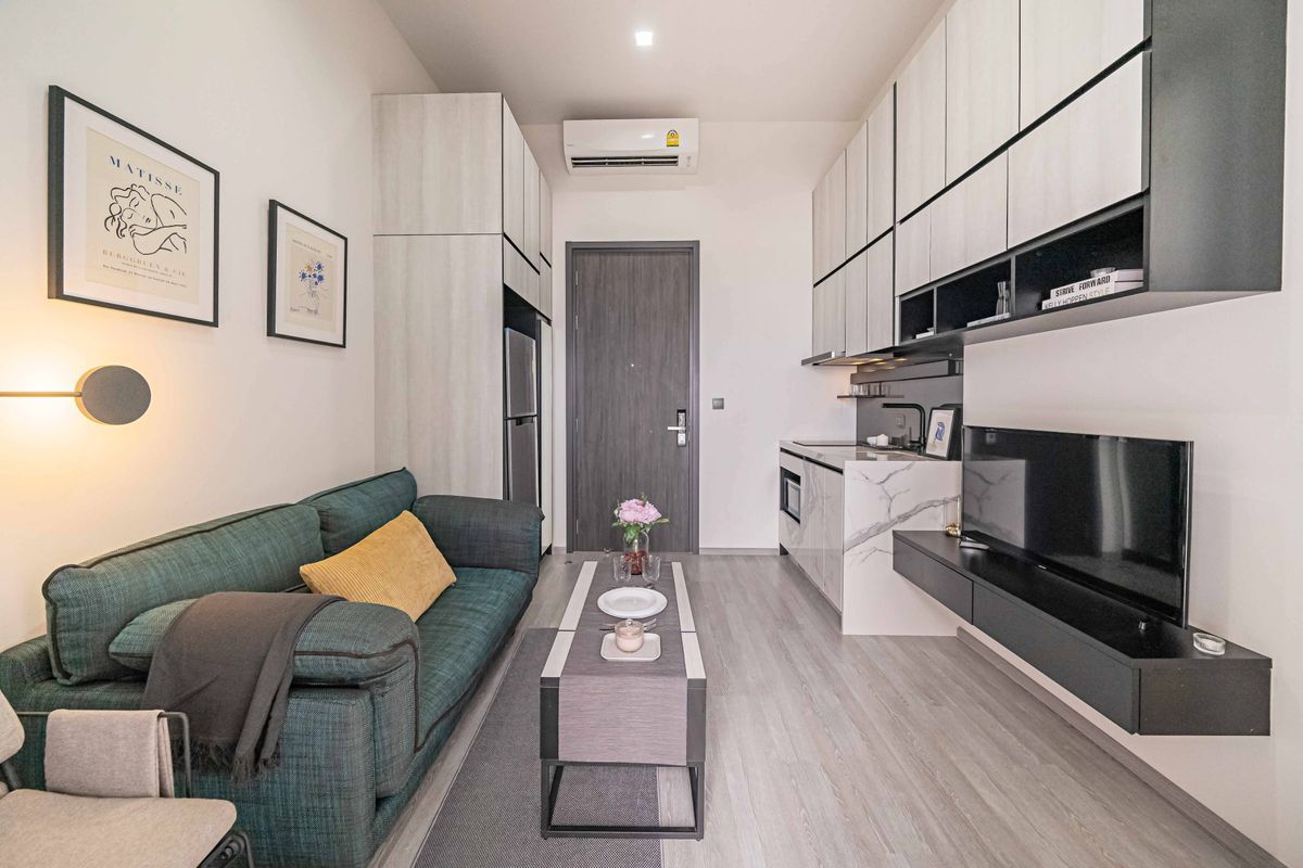 For sale🎉THE LINE Sukhumvit 101✨1 bedroom, decorated room, ready to move in. 😍🥰Convenient transportation, near BTS Punnawithi 260 meters🚅 – รูปที่ 3