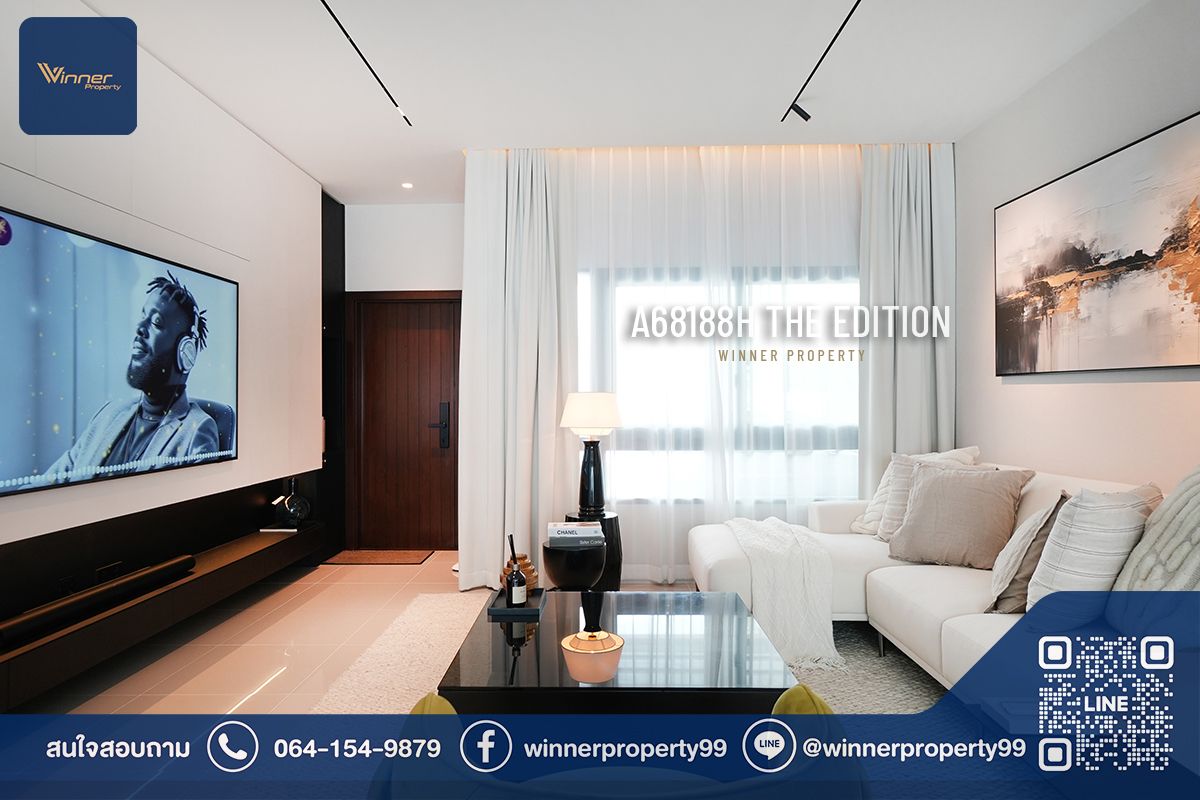 A68188h-House for sale Decorated more beautifully than the 2-storey sample house, size 37.2 sq m, usable area 220 sq m | Baan Klang Muang The Edition - Pinklao-Borom2
