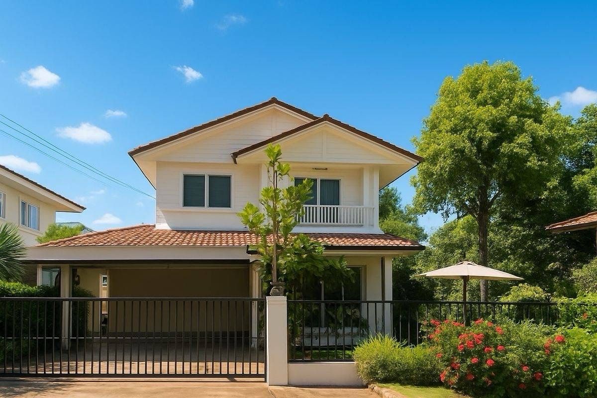 Single house for rent, Prueklada Wongwaen - Rattanathibet, near MRT Talat Bang Yai, 8 minutes. Single house for rent, Prueklada Wongwaen - Rattanathibet, near MRT Talat Bang Yai, 8 minutes.