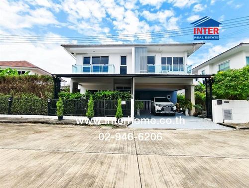 บ้านเดี่ยว 2 ชั้น 84.3 ตร.ว. หมู่บ้านอลิชา สุขสวัสดิ์-ประชาอุทิศ ซอยประชาอุทิศ131 ถนนประชาอุทิศ ถนนกาญจนาภิเษก พระประแดง สมุทรปราการ