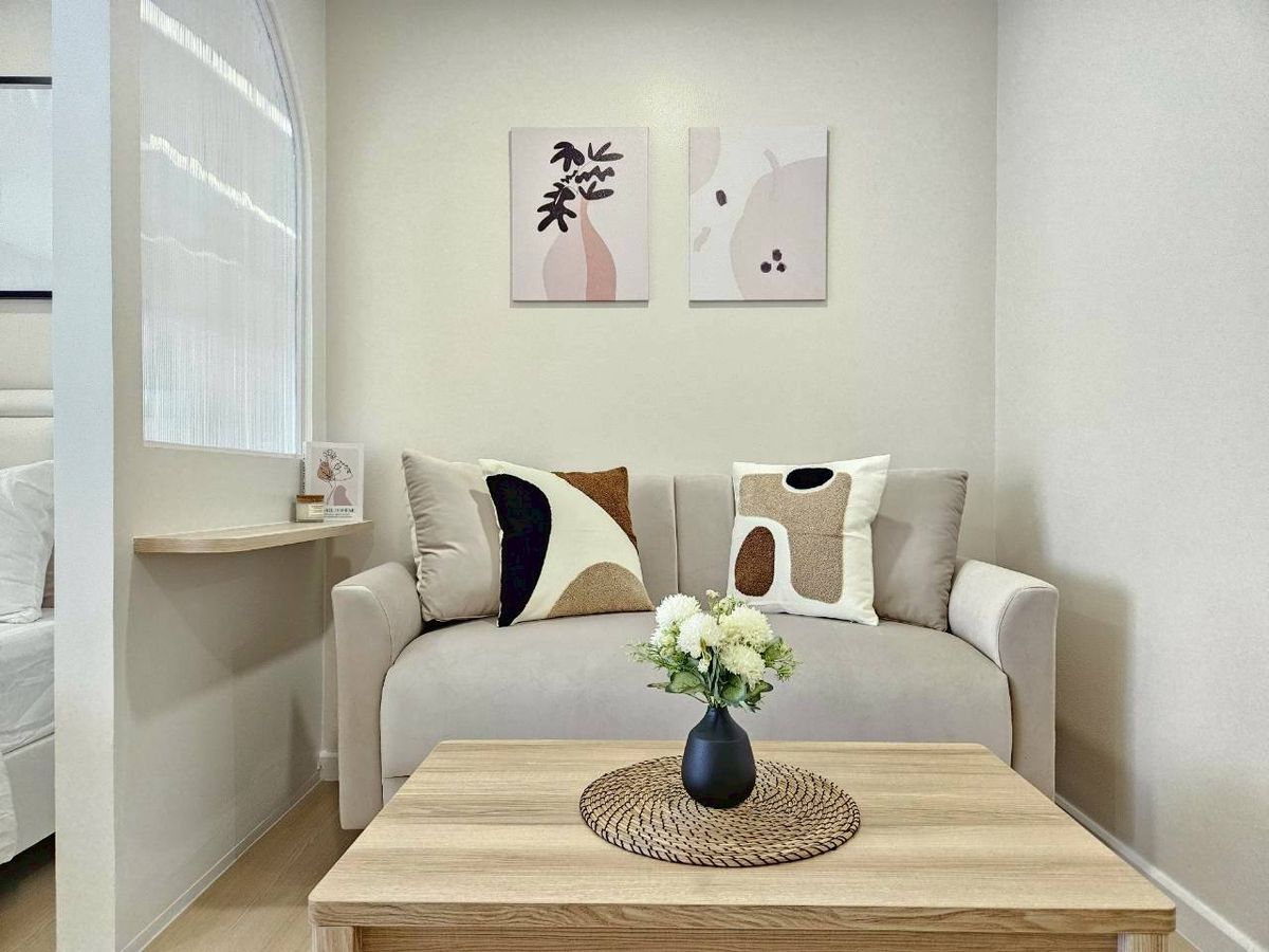 Newly renovated room, get the whole room free, full loan, free transfer, make an appointment to see the room 092-5141987 B Condo Bangna – รูปที่ 3