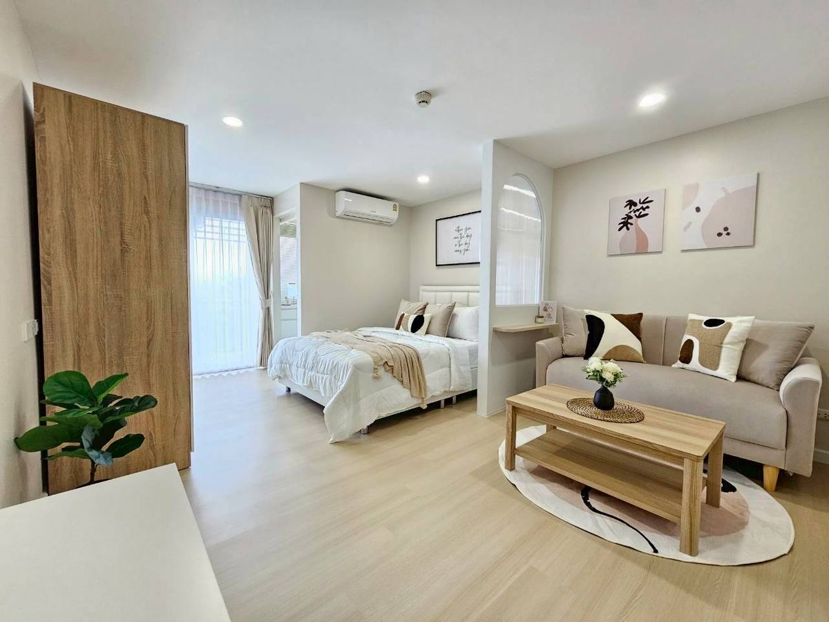 Newly renovated room, get the whole room free, full loan, free transfer, make an appointment to see the room 092-5141987 B Condo Bangna – รูปที่ 2