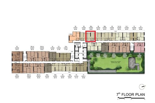 Xelf by Sansiri 1-bed ราคาถูกเพียง 9x,xxx บาท/ตร.ม. Fully Furnished