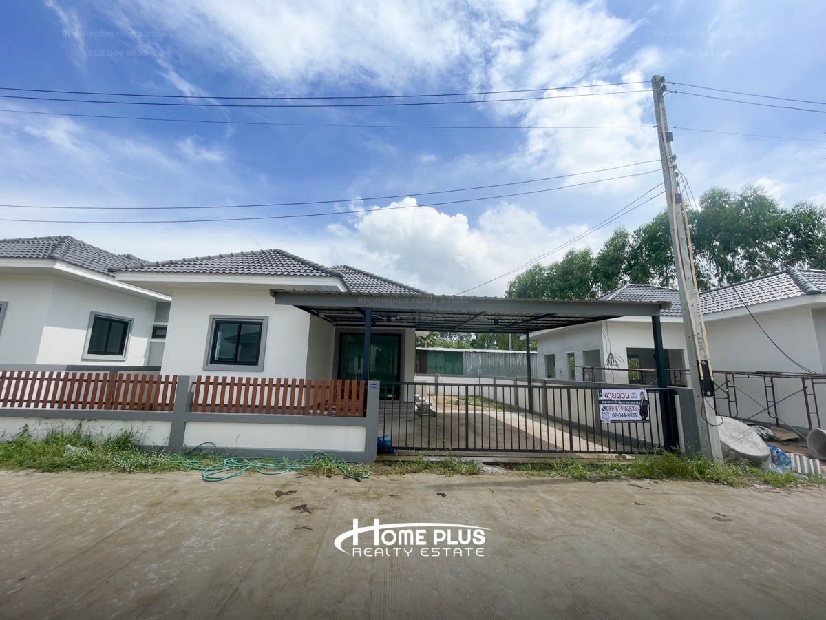 บ้านเดี่ยวชั้นเดียวในโครงการเขาหินซ้อนวิลล่า ฉะเชิงเทรา (บ้านใหม่มือ1 หลังมุม)