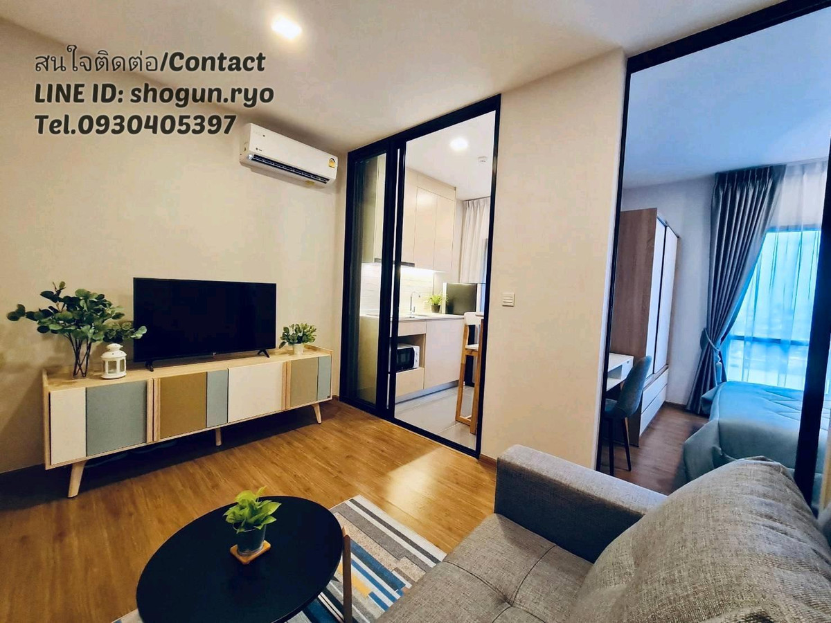 🚝 [For rent] Condo Metris Rama 9 Ramkhumhaeng 30 sqm., ready to move-in 