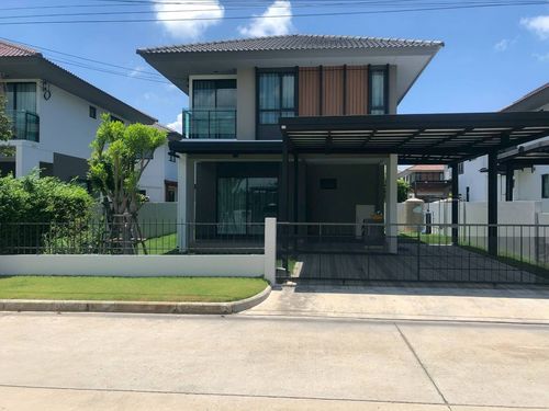 ขายขาดทุนเป็นล้าน บ้านเดี่ยว 2 ชั้น บุราสิริบางนา ,ขนาด 50 ตารางวา พื้นที่ใช้สอย 113 ตารางเมตร ทำเลดี ใกล้นิคมอุตสาหกรรมบางพลี และถนนบางนาตราด