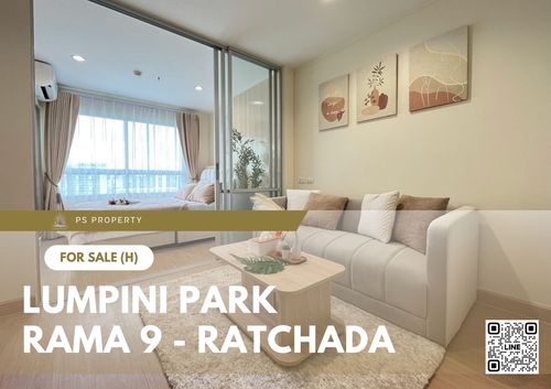 Urgent sale 📍 Lumpini Park Rama 9 - Ratchada 📍 Fully furnished and equipped, near MRT Rama 9