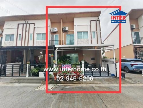 Townhouse, 2 floors, 18.8 sq m, Pleno Village, Suksawat 66, Soi 12, Soi Suksawat 66. Suksawat Road Soi Suksawat 66 Road, Phra Pradaeng, Samut Prakan