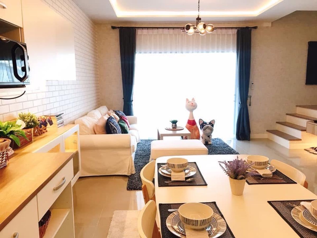 Siri Place Rangsit for rent‼️ (house with decorations, 3 bedrooms, 3 bathrooms, 1 multi-purpose room, 2 parking spaces) – รูปที่ 3