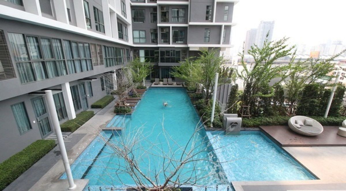 KC114 ให้เช่าคอนโด ไอดีโอ โมบิ พระราม 9  ( Ideo mobi rama 9 ) ตรงข้ามตึก G Tower ,เซ็นทรัลพระราม 9 ห้องเพิ่งรีโนเวททาสีใหม่แล้วสวยเลย , ห้างฟอร์จูน รถไฟฟ้า MRT พระราม 9  ใกล้มหาลัย มศว. อโศก เหมาะผู้ที่อยู่อาศัยทำงานและเรียนในย่านนี้  – รูปที่ 4