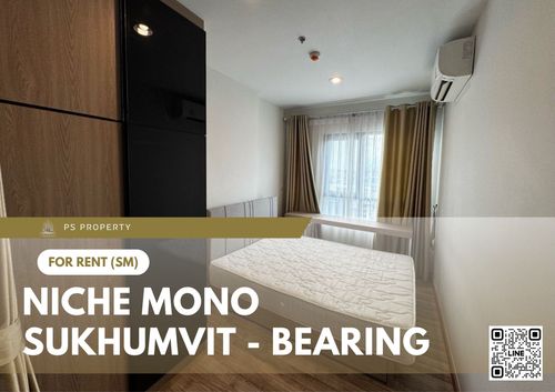 For rent 📍 Niche Mono Sukhumvit - Bearing 📍 near BTS Bearing, fully furnished and equipped with appliances