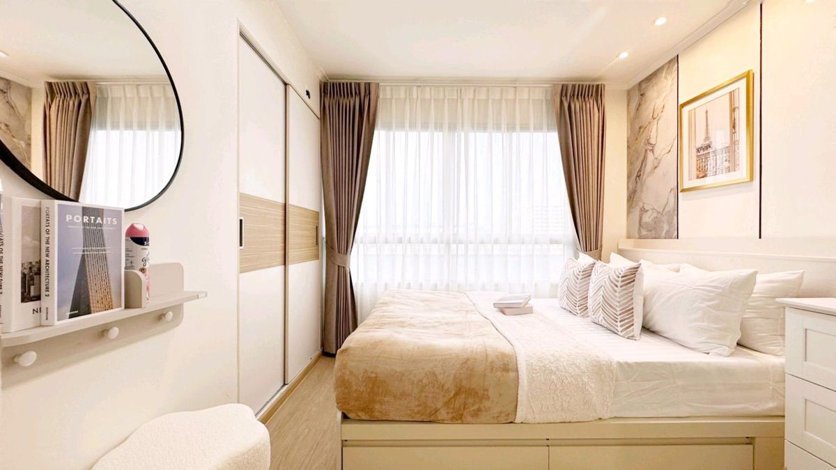 💖《The cutest room》💖 Condo in Chokchai 4 area, near MRT, installments starting at only 8,××× baht.