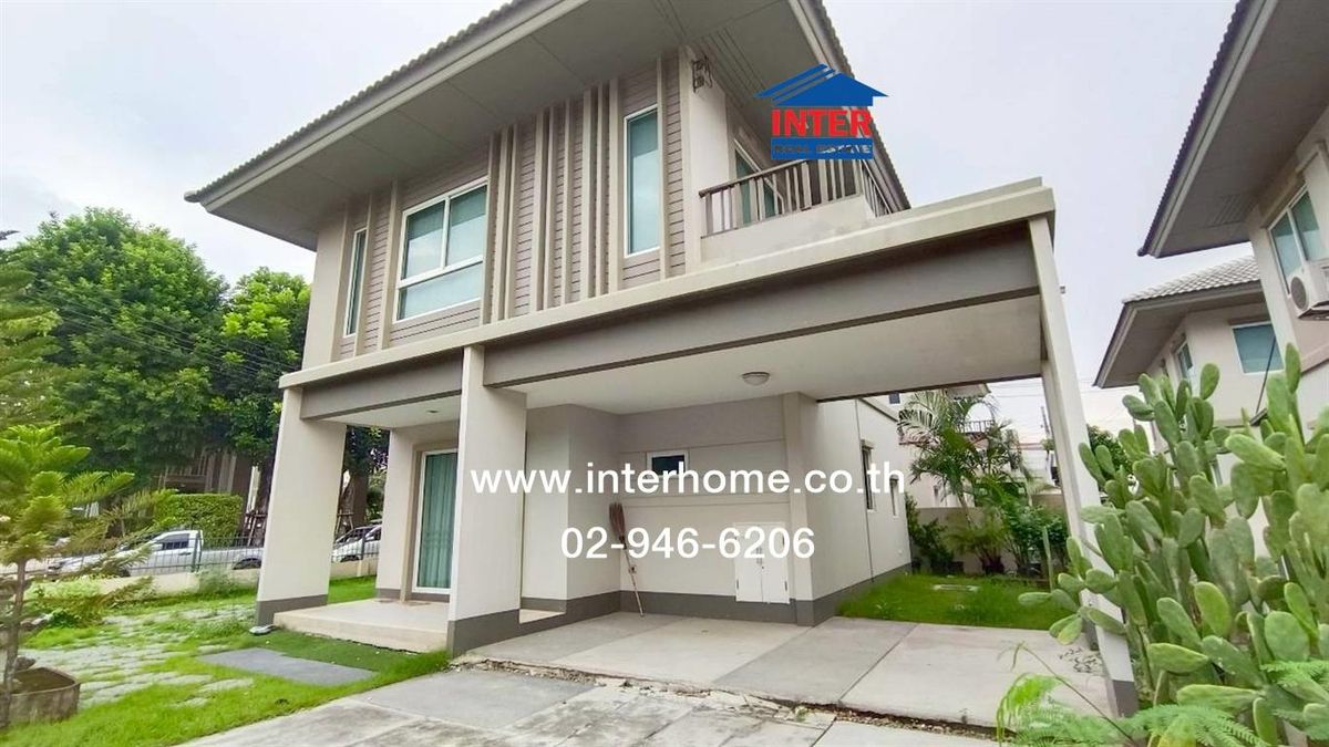 2-story detached house, 60.2 sq m, Khanasiri Village. Phutthamonthon Sai 4-Salaya Near Central Salaya Road 1011 Success Phatthana Borommaratchachonnani-Kanchana Road, Bang Kruai, Nonthaburi – รูปที่ 4