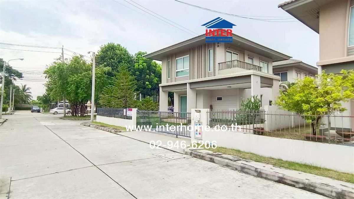 2-story detached house, 60.2 sq m, Khanasiri Village. Phutthamonthon Sai 4-Salaya Near Central Salaya Road 1011 Success Phatthana Borommaratchachonnani-Kanchana Road, Bang Kruai, Nonthaburi – รูปที่ 2