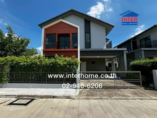 2-story detached house, 58.8 sq m, Anasiri Village, Chaiyaphruek-Wongwaen, near Makro Bang Bua Thong. Bang Kruai-Sai Noi Road, Bang Bua Thong, Nonthaburi
